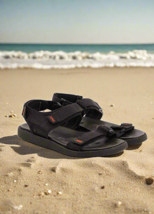 Men's Stylish Synthetic Leather Casual Sandals – Comfort Meets Durability