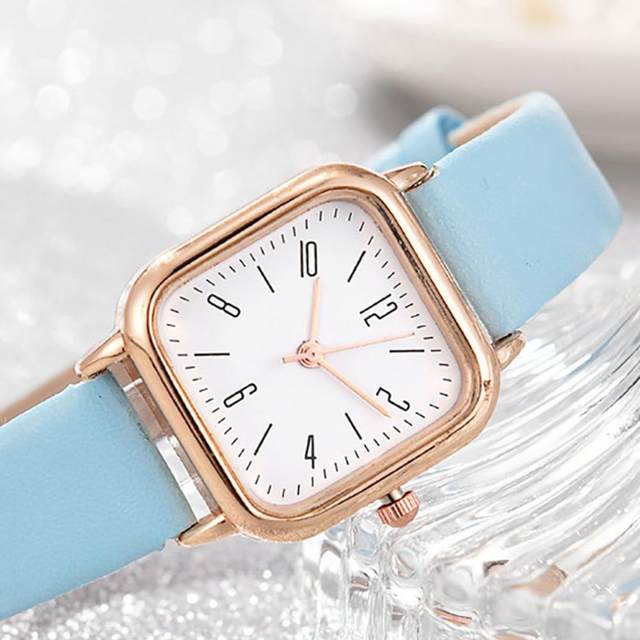 Elegant Women's Quartz Watch – Stylish Rose Gold Design with Leather Strap, Perfect for Every Occasion