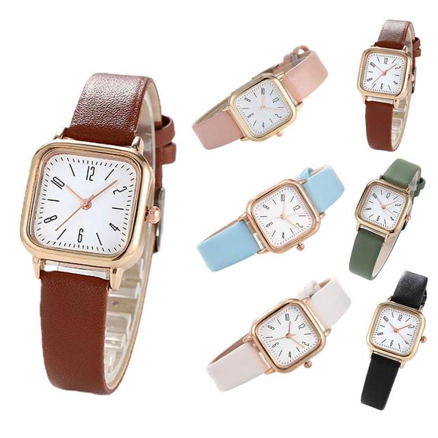 Elegant Women's Quartz Watch – Stylish Rose Gold Design with Leather Strap, Perfect for Every Occasion